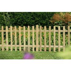 Forest Garden 6ft 3ft 1.83m 0.9m Pressure Treated Ultima Pale Picket Fence Panel Pack