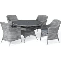 Maze Rattan Garden Santorini Patio Dining Set