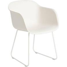 Muuto Chaises Muuto Fiber Blanc Nature Chaise de Cuisine