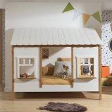 Trundle bed Barnrum Vipack Kids Country House Bed with Optional Trundle Drawer