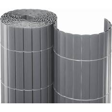 Abschirmungen Noor PVC Sichtschutzmatte verschiedenen Farben Größen-silber RAL 9006-1,80