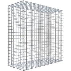 Blåa Gabionkorgar Gabiona Gabion 100x100x40 Mask 5x5 C-Ring 100x100cm