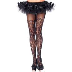Abiti eleganti Leg Avenue Elegante Netzstrumpfhose 'Vine'-Queensize
