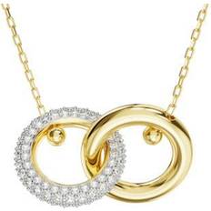 Krystal - Metal Halskæder Swarovski Dextera Goudkleurige Hanger 5668820 Lengte: 38.00 45.00