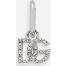 Man - Zilver Oorbellen Dolce & Gabbana Single Earring With Dg Logo Man Silver