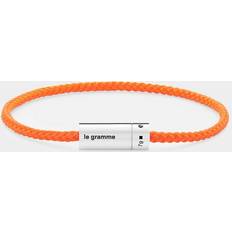 Le Gramme Nato cable bracelet 7g orange_fluo