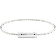 Le Gramme 7G Cable Bracelet Silver/Gold Silver silver