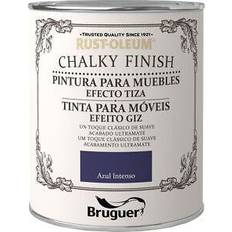 Bruguer Chalky Finish Blue Paint 750 ml Wood Paint Blue 0.75L