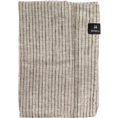 Serviettes en Tissu vente Himla Lot de 4 Linus 45x45 cm Kohl-natural Serviette en Tissu Naturel (45x45cm)