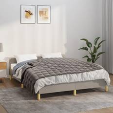vidaXL Grey Weighted 78.7 H x 55.1 W in Black Weight Blanket Gray (200x140cm)