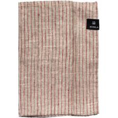 Serviettes en Tissu vente Himla Lot de 4 Linus 45x45 cm True Red-Natural Serviette en Tissu Rouge (45x45cm)