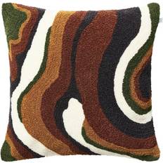 Chhatwal & Jonsson Sagar Bouclé 50x50 cm Cognacfarget/Masala Yellow Putetrekk Brun (50x50cm)