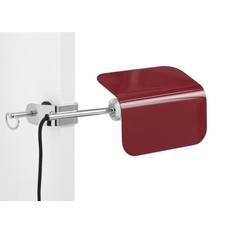 Justerbar arm Bordslampor Hay Apex Clip Maroon Red Bordslampa 27.4cm