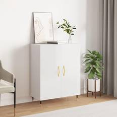 vidaXL Skänk vit högglans Sideboard