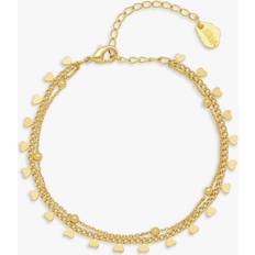 Heart and Bead Chain Double