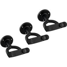 Supports Muraux Tiger gst42-3-bk lot de 3 supports muraux pour guitare