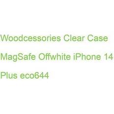 Woodcessories Clear Case MagSafe Offwhite iPhone 14 Plus