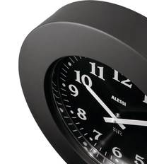 Alessi Relojes de pared Alessi Momento Wanduhr Schwarz/Epoxidharzlackiert/T 6,5 cm / Ø 40 cm/Quarzwerk Reloj de pared