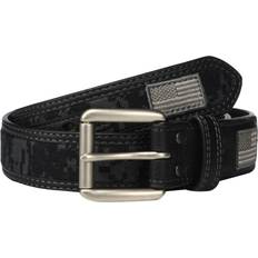 Ariat Men's Digital Camo Flag Belt, Black