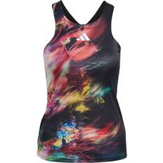 Adidas Women's Melbourne Tennis Y-Tank Top - Multicolor/Black