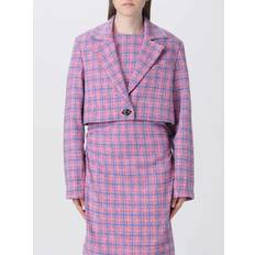 Multicolour Blazers Ganni Blazer Woman colour Orchid