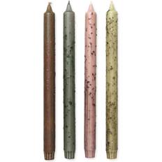 Velas y Accesorios Ferm Living Mura Stabkerzen 4er Set - Mehrfarbig/H x Ø 30x2.2 cm Vela