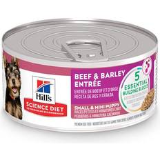 Hills science puppy food Hill's Science Diet Puppy Small & Mini Breed Beef & Barley Entree Canned Dog