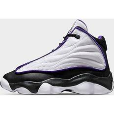 Jordan Basketball Shoes Children's Shoes Jordan Big Kids' Pro Strong Basketball Shoes White/Black/Electro Purple