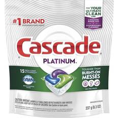 Cascade dishwasher detergent Dawn Cascade Platinum Dishwasher Detergent Actionpacs, Fresh, 15 Count