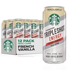 Vanilla Sports & Energy Drinks Pack Starbucks Tripleshot Energy French Vanilla Extra Strength Drink