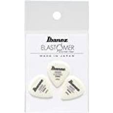 Valkoinen Kitaraotimet Ibanez BELJ1HD25 Hard Elastomer Teardrop Plectrums, 2.5mm White, Pack of 3