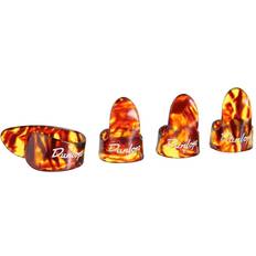 Brown Picks Dunlop 9020TP Shell Large Finger Picks Thumb Pick Pack of 4