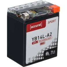 Accurat 12v 14ah yb14l-a2 gel lcd motorradbatterie motorrad roller batterie yg14l-a2