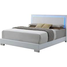 Beds & Mattresses Coaster Company Felicity Collection 203500Q Bed with Low Backlit Headboard