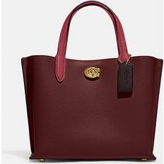 Rojo Bolsos de compras Coach Women's Willow Tote 24 Red