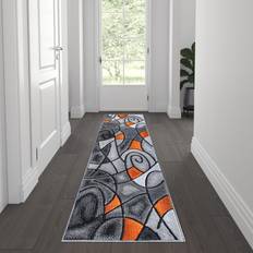 Carpets & Rugs Flash Furniture Jubilee Collection Contemporary Orange