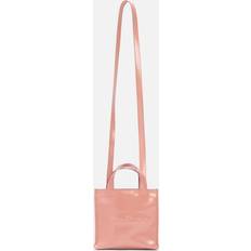 Acne Studios Logo Mini Shoulder Tote Bag Pink