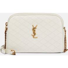 Saint Laurent Handbags Saint Laurent Gaby Leather Shoulder Bag Blanc Vintage 01