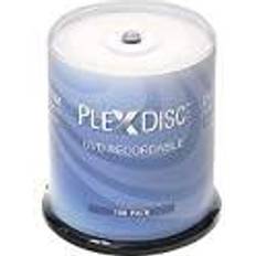 Optical Storage PlexDisc DVD+R 4.7GB 16X White Thermal Hub Printable 63C-415-BX