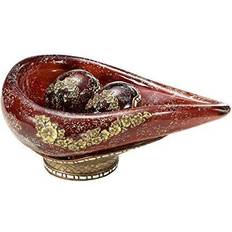 Red Bowls OK-4242B Crystal Stone