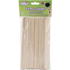 Candle Making Extra jumbo craft sticks-natural 7.9" 25/pkg -cw507