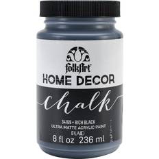 Plaid home decor chalk paint 8oz-rich black