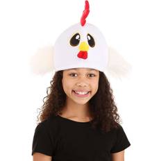 Sombreros Velour Chicken Plush Costume Hat Chicken Costume Accessories