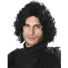 Long Wigs Fun Costumes Dark Northern King Wig for Men