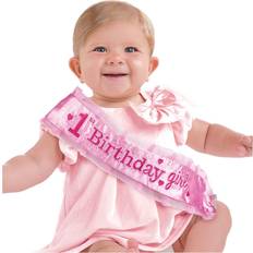 Pink Sashes Amscan 1st Birthday Sash Pink Party Favors