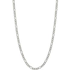 Chains - White Gold Necklaces Bloomingdale's Men's Figaro Link Chain Necklace - White Gold