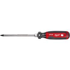 Milwaukee Slotted Screwdrivers Milwaukee 6 #3 Square with Cushion Grip Slotted Screwdriver