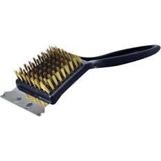 Cheap Cleaning Brushes Samuel Alexander Barbecue BBQ Wire Cleaning Brush with attached Scraper