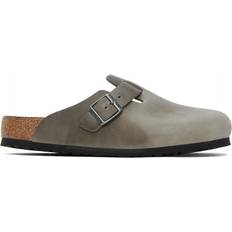 Birkenstock boston soft footbed womens Birkenstock Boston Soft Footbed Oiled Leather - Iron