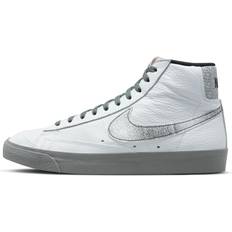 Nike 77 Nike Blazer Mid 77 Emb Mens Trainers - White/Grey/Khaki